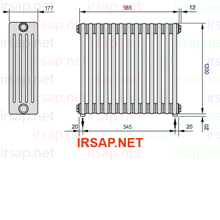 Радиатор IRSAP Tesi 51200/13 T16 CL 01